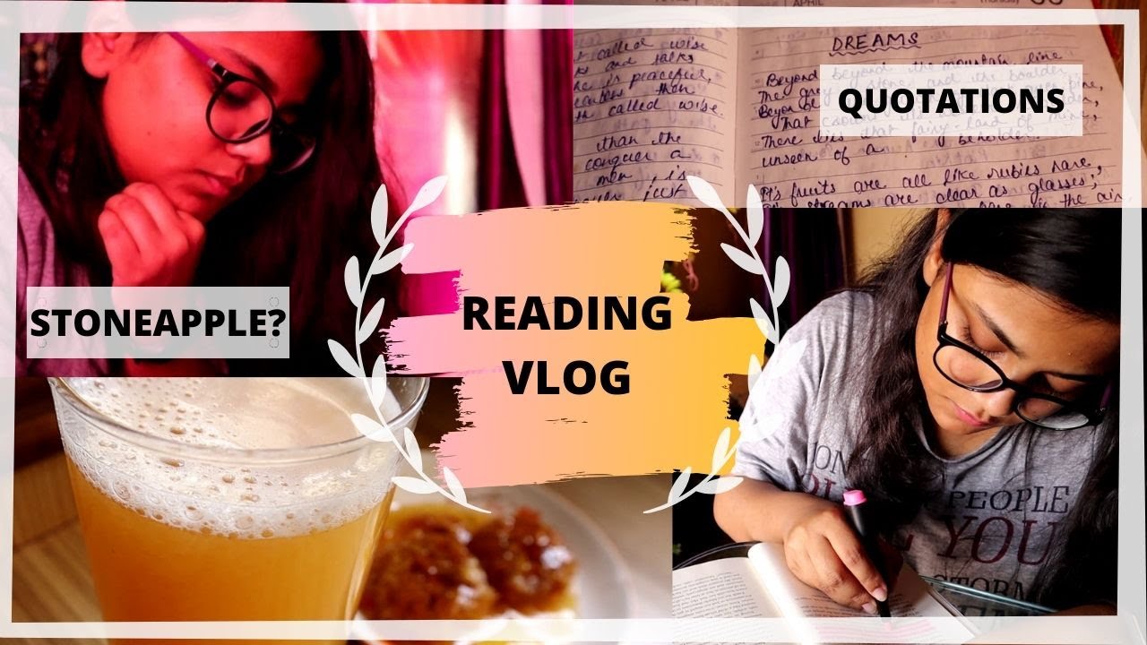 READING VLOG | SHOWING MY QUOTES COLLECTION
