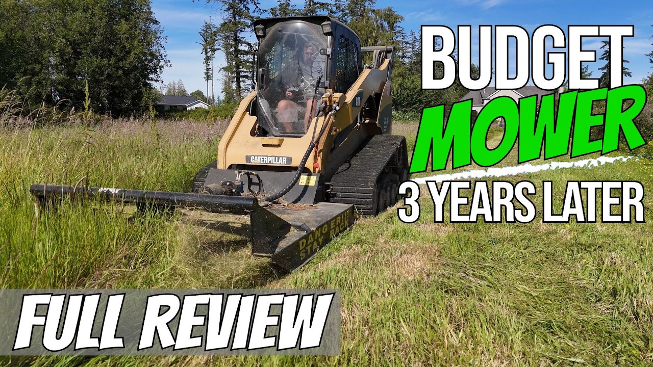 CHEAPEST Skid Steer Mower, is it Worth It? 3 Years Later!
