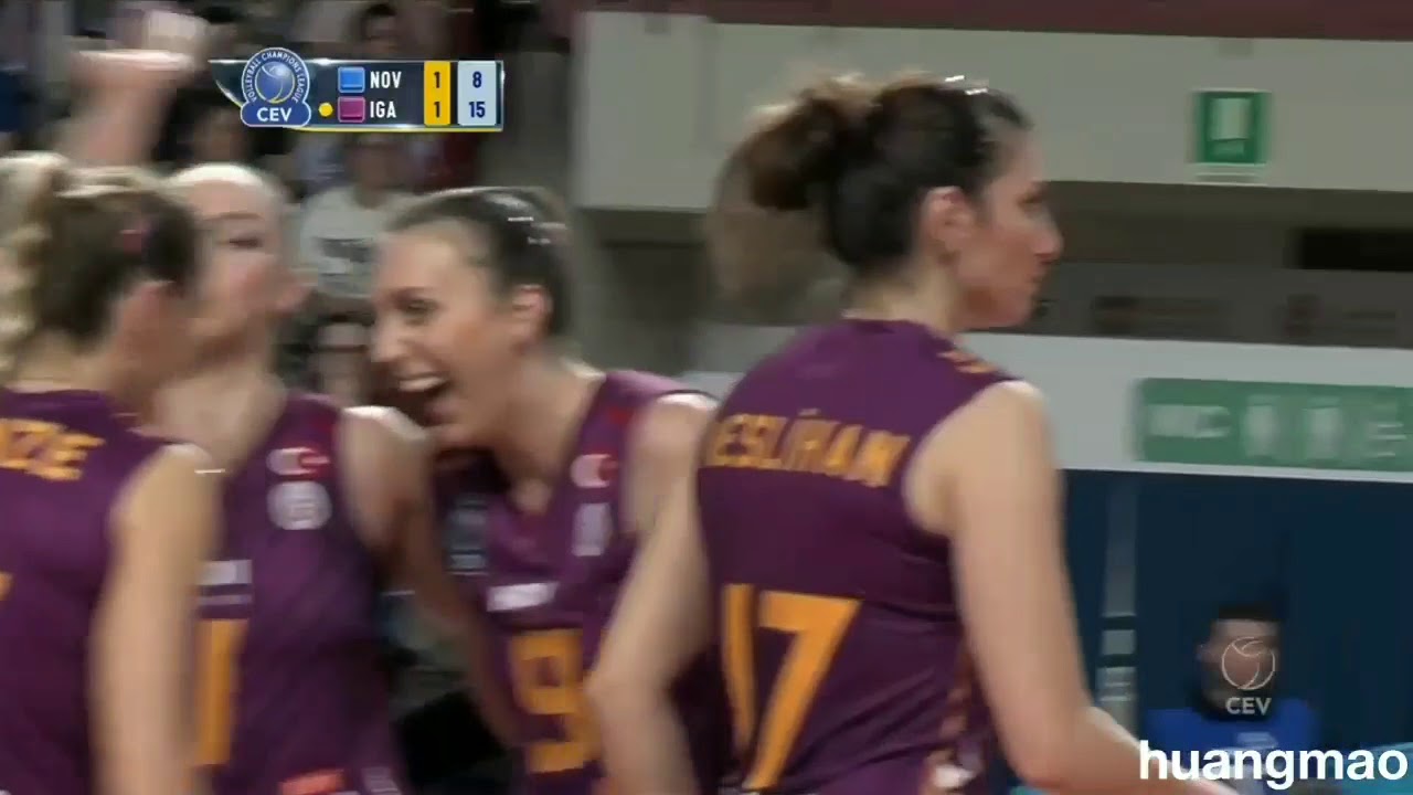 Neslihan 38 points. Novara 1:3 Galatasaray.