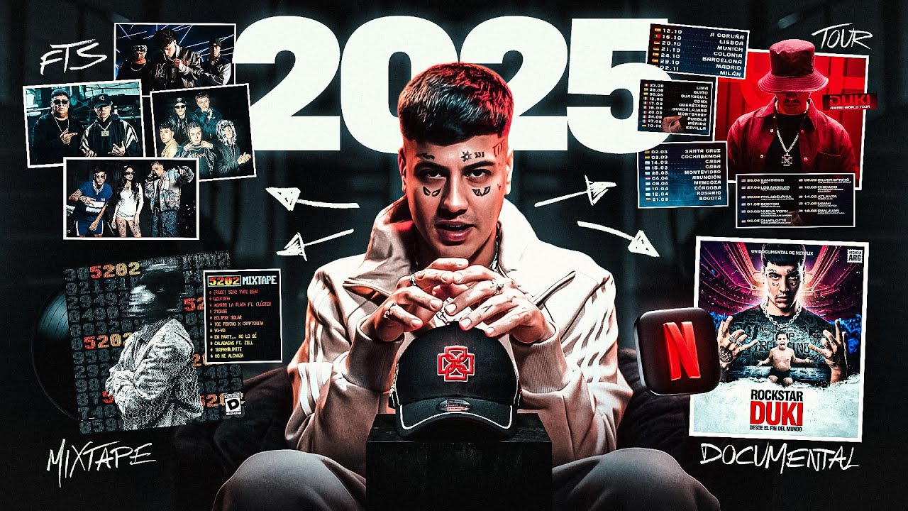 Así fue el 2025 de Duki