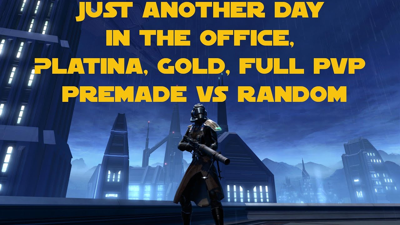 SWTOR 7.2 PvP | 2022 lvl 80 - Concealment Operative - Voidstar | Just another random vs premade...