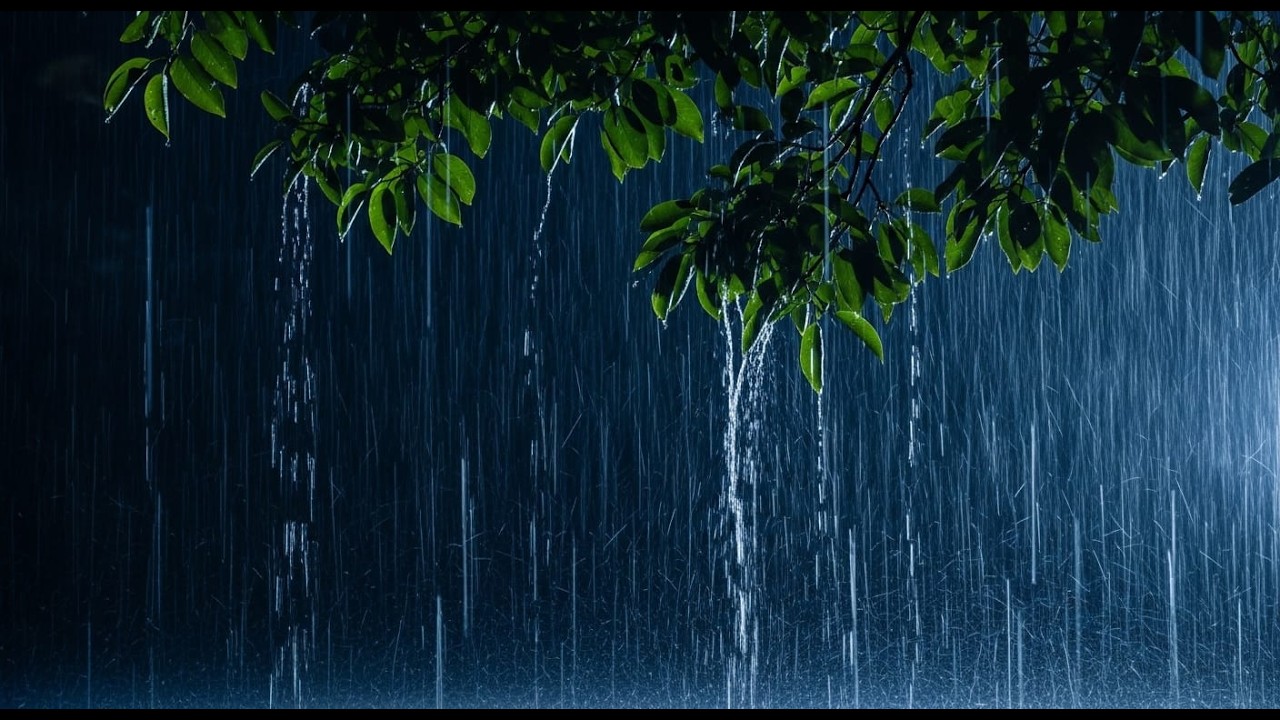 Rain Sounds For Sleeping - 99% Instantly Fall Asleep With Rain And Thunder Sound At Night ,Relax #87