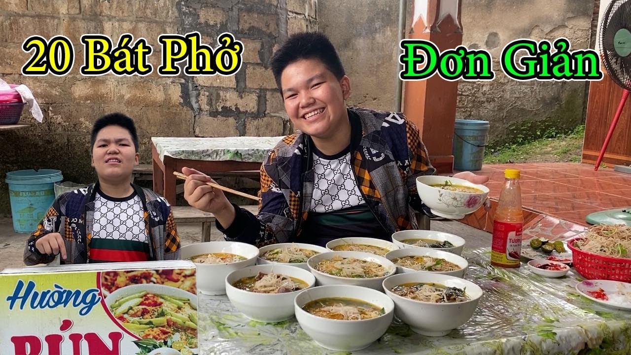 Điệp Lợn G&aacute;y To Ăn 20 B&aacute;t Phở Nhận Tiền Thưởng V&agrave; C&aacute;i Kết || HGN Vlogs