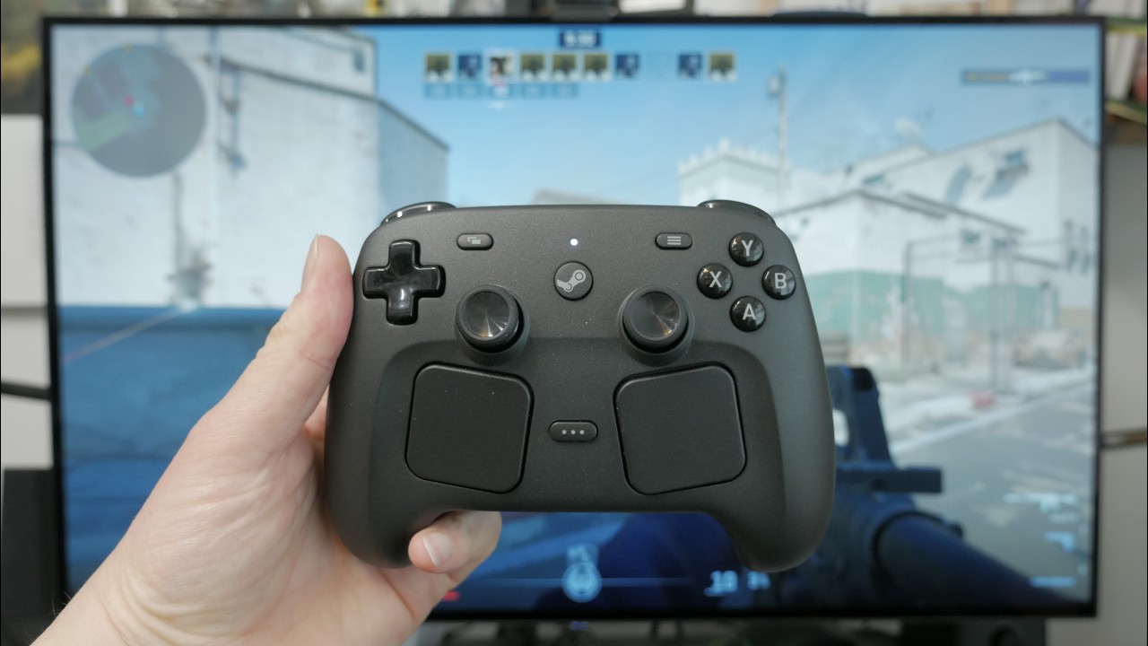 Steam Controller 2 gyro and trackpad gaming tests