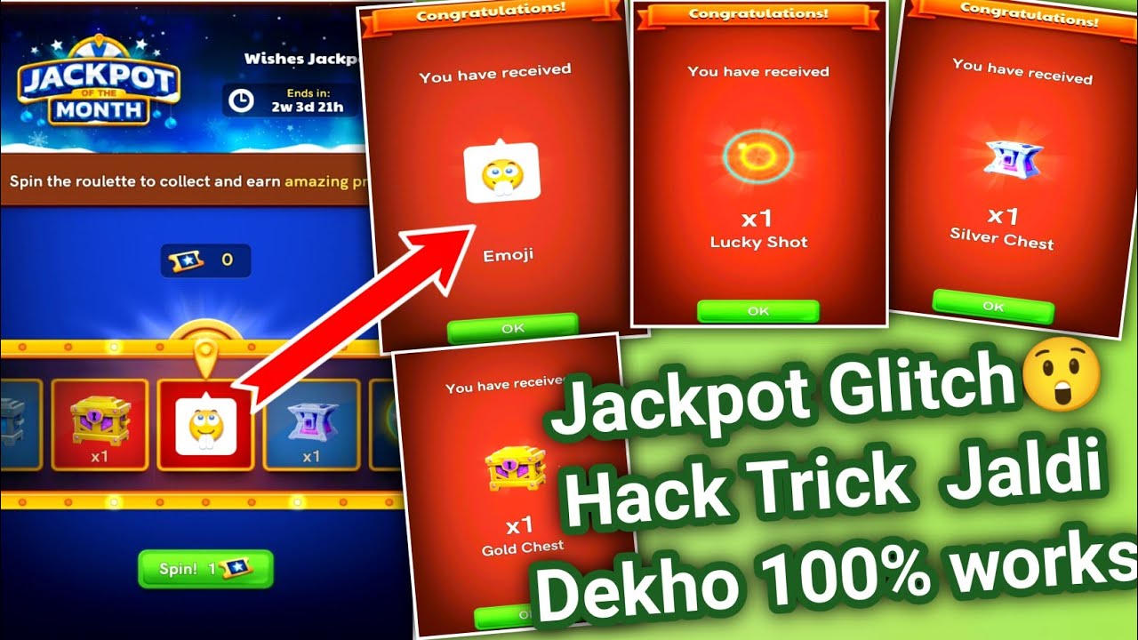 Wishes jackpot of the month trick carrom pool | jackpot of the month glitch carrom pool