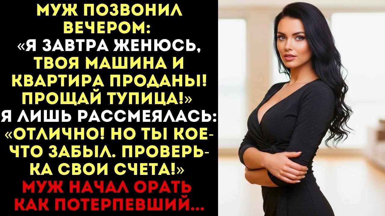 Муж продал мою квартиру и ушел к другой. Но он забыл проверить свой банковский счет