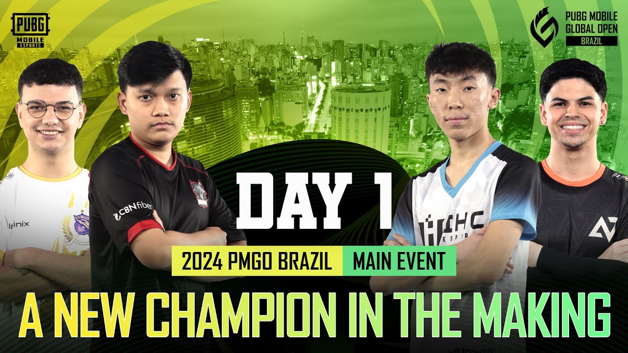 [EN] 2024 PMGO Brazil Main Event | Day 1 | PUBG MOBILE Global Open Brazil