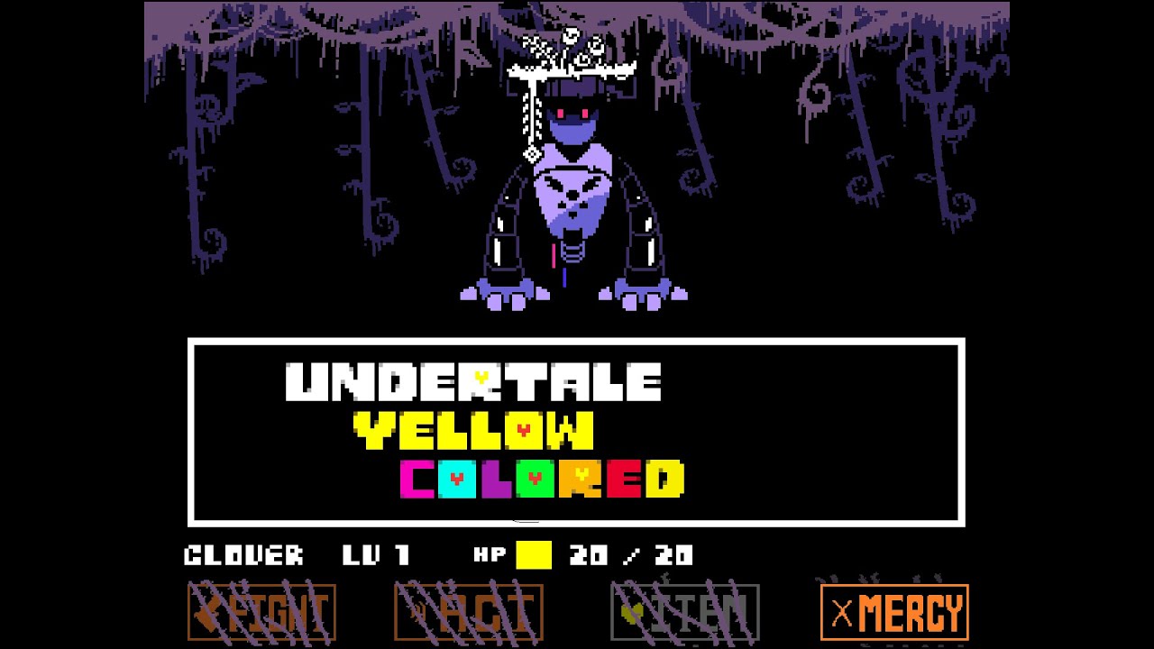 Pacifist Guardener Fight Colored - Undertale Yellow