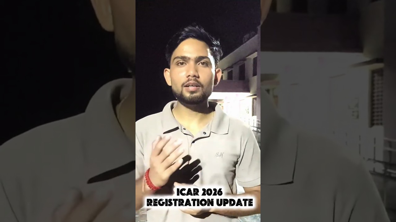 CUET ICAR 2026 Registration Date 🔥 | ICAR Counselling 2026 | All Universities Registration | #icar