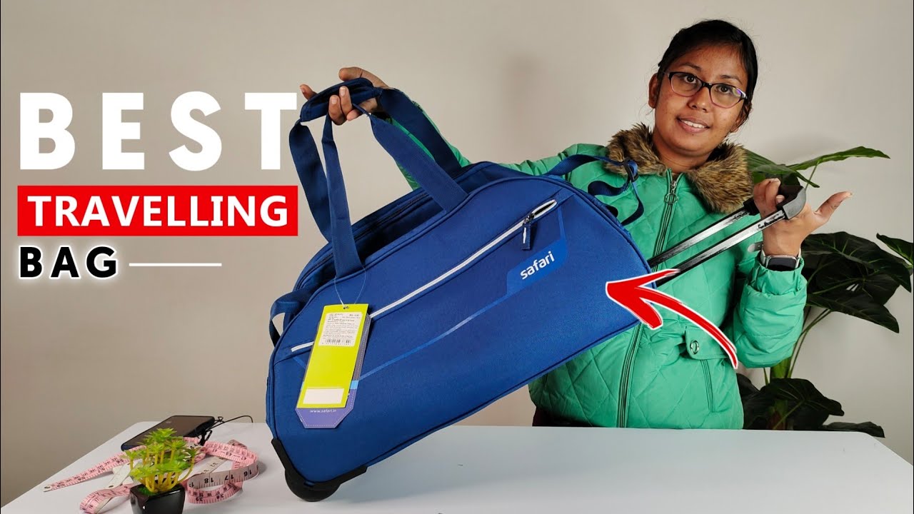 Safari ARC Polyester 55 cms Blue Travel Duffle | Best Duffle Bags in India | Travelling Luggage Bag
