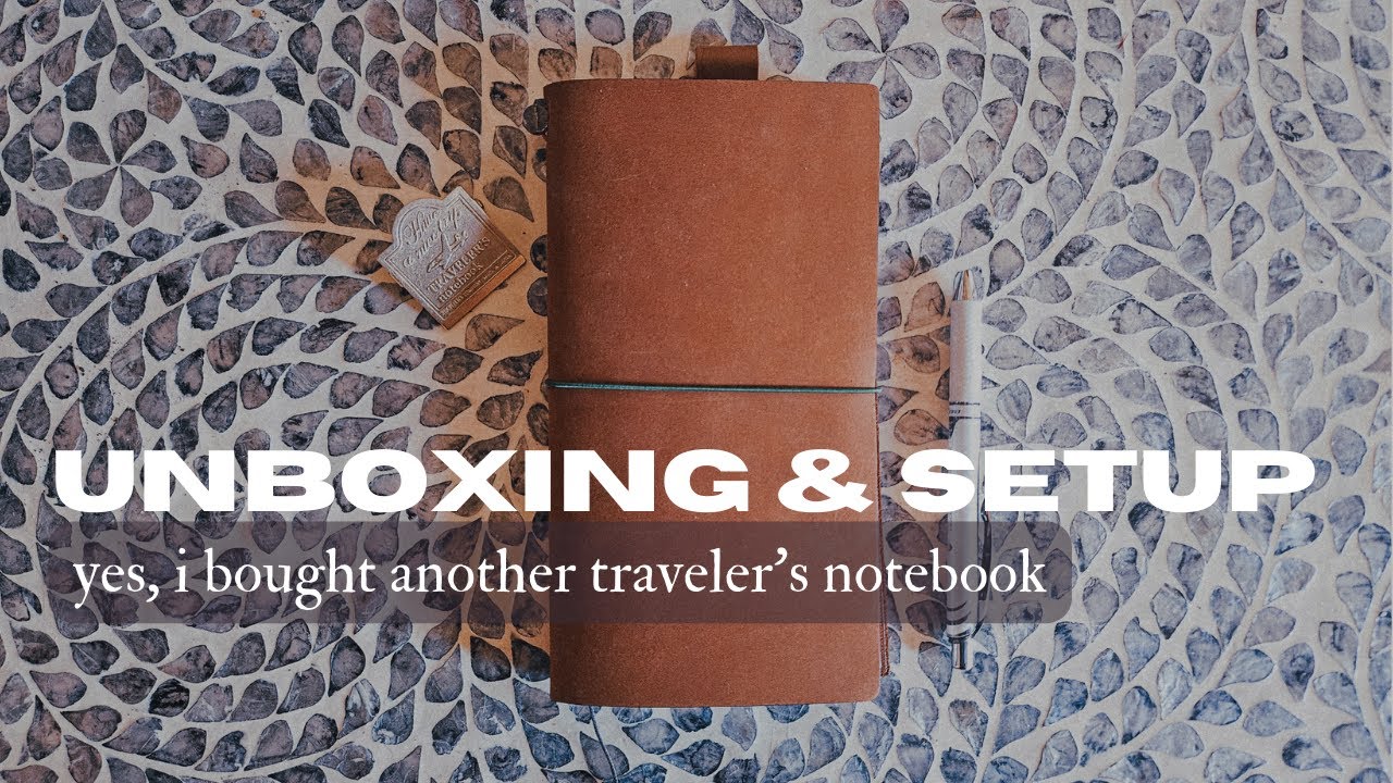 i caved and bought another TN for work 😅✨ | traveler's company unboxing & set up