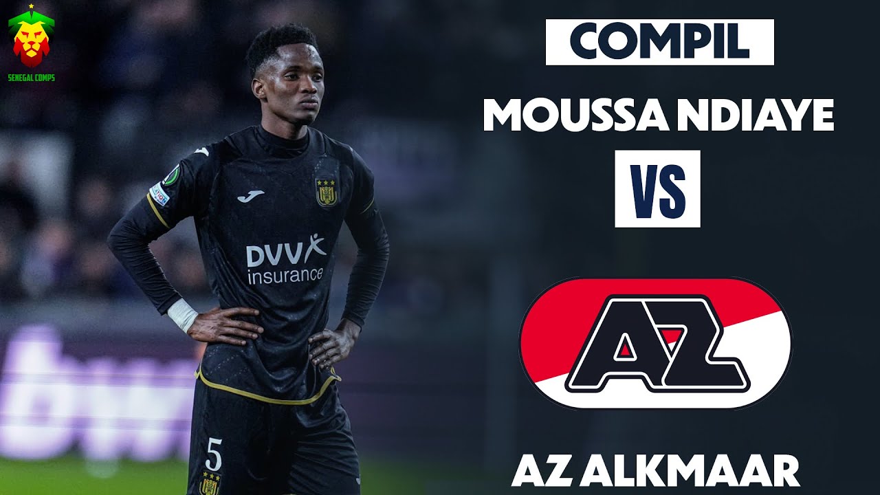 Moussa Ndiaye vs AZ Alkmaar - match aller