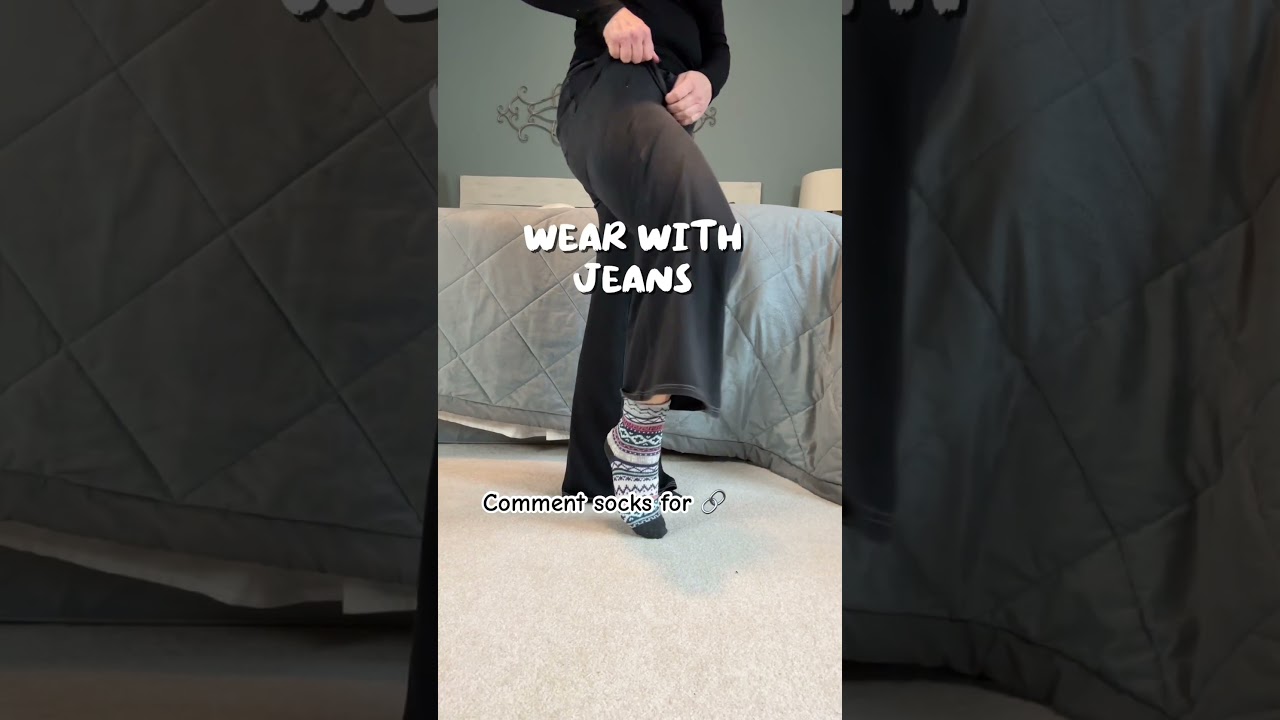 Идеальные шерстяные носки для ношения с леггинсами. 