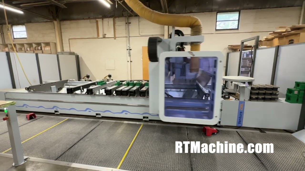Weeke model Venture 230L 4-Axis, Flex-5 CNC Machining Center