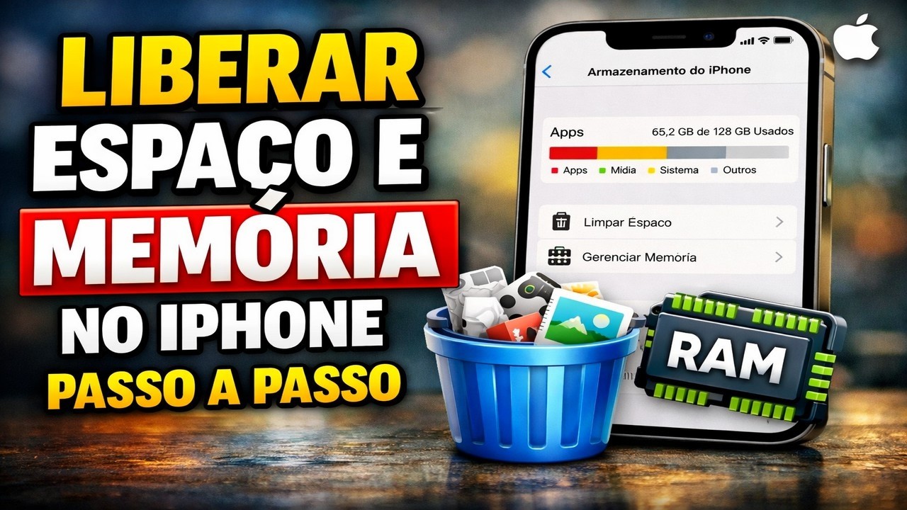 ░ Liberar Mais Espaço e Memória no iPhone Passo a Passo
