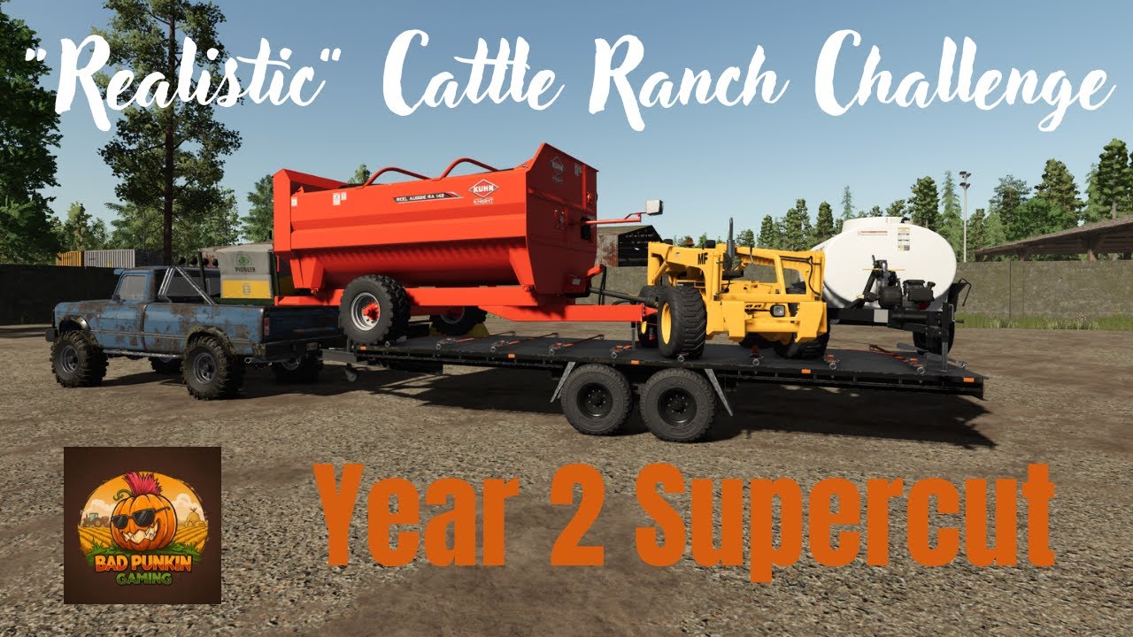 Realistic Cattle Ranch Challenge | Year 2 Supercut