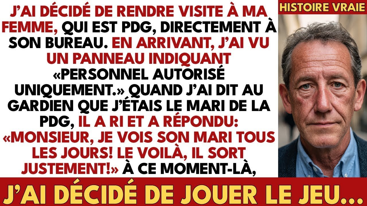 J’ai Décidé De Surprendre Ma Femme PDG Au Travail, Mais Le Panneau À L’Entrée Disait…