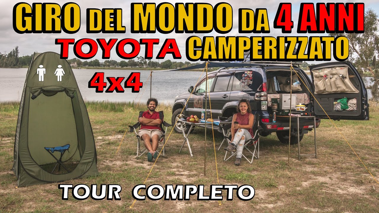 TOUR COMPLETO - TOYOTA 4x4 Camperizzato -  Da 4 Anni  Viviamo in Giro per il Mondo col Fuoristrada