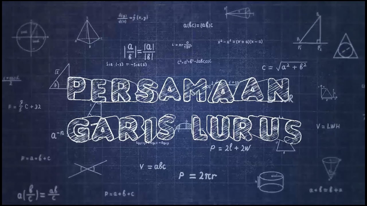 04. Tutorial Matematika untuk Tunanetra - Persamaan Garis Lurus | Yayasan Mitra Netra