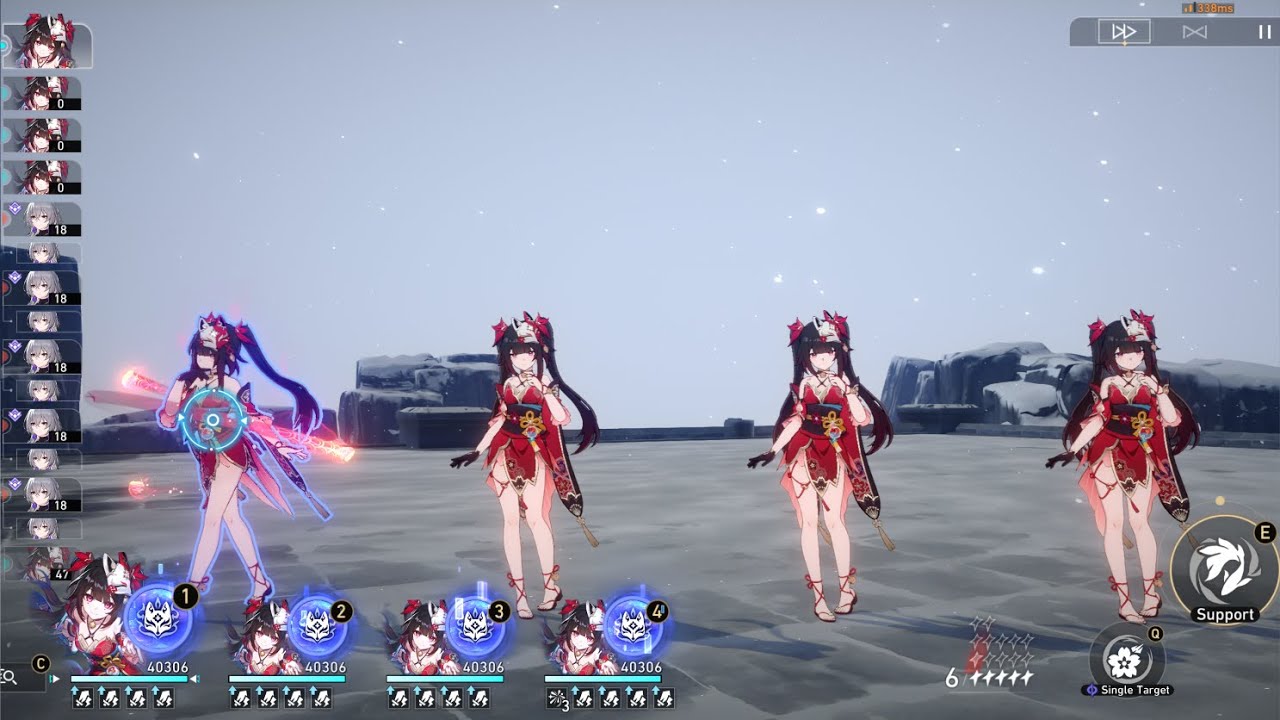 4 Sparkle Duplicate Team Showcase Vs 5 Bronya 😭😭 | Honkai Star Rail