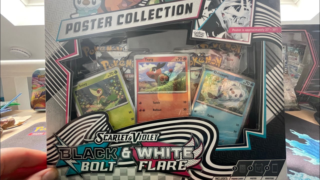 Black bolt and white flare poster collection ￼