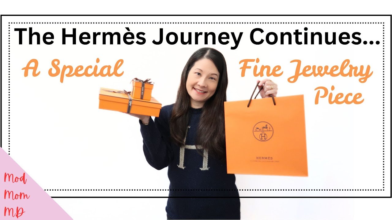 A Special Hermès Fine Jewelry Unboxing & A Cute Baby Gift | Ariane Wedding Band | modmom md