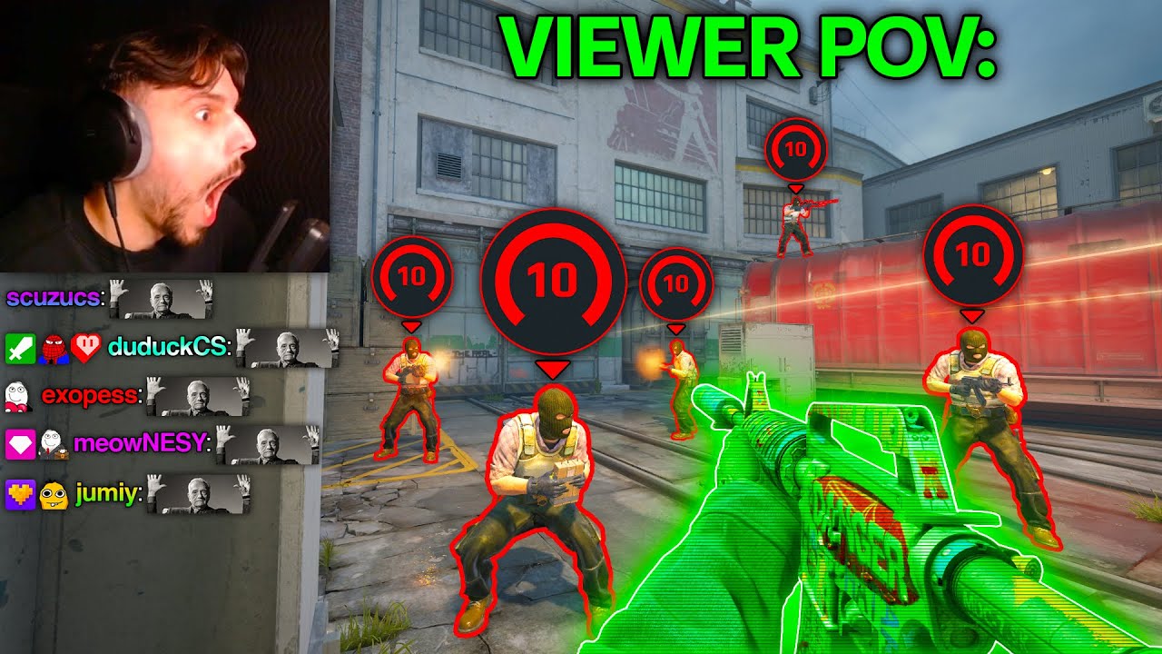 INVISIBLE YOU vs. 5 FACEIT LEVEL 10s (1v5)