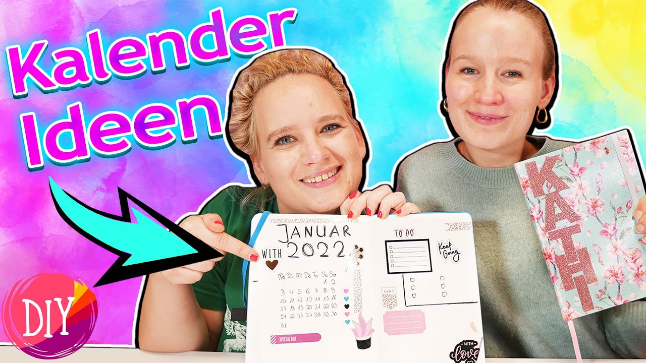 BULLET JOURNAL IDEEN für 2022 DIY Kalender selber gestalten