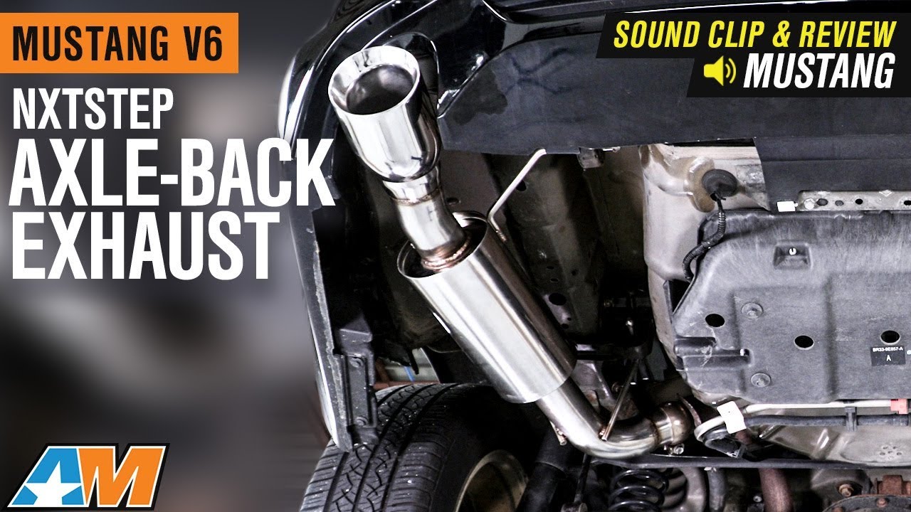 2011-2014 Mustang V6 NXTSTEP Performance Axle Back Exhaust Sound Clip & Review