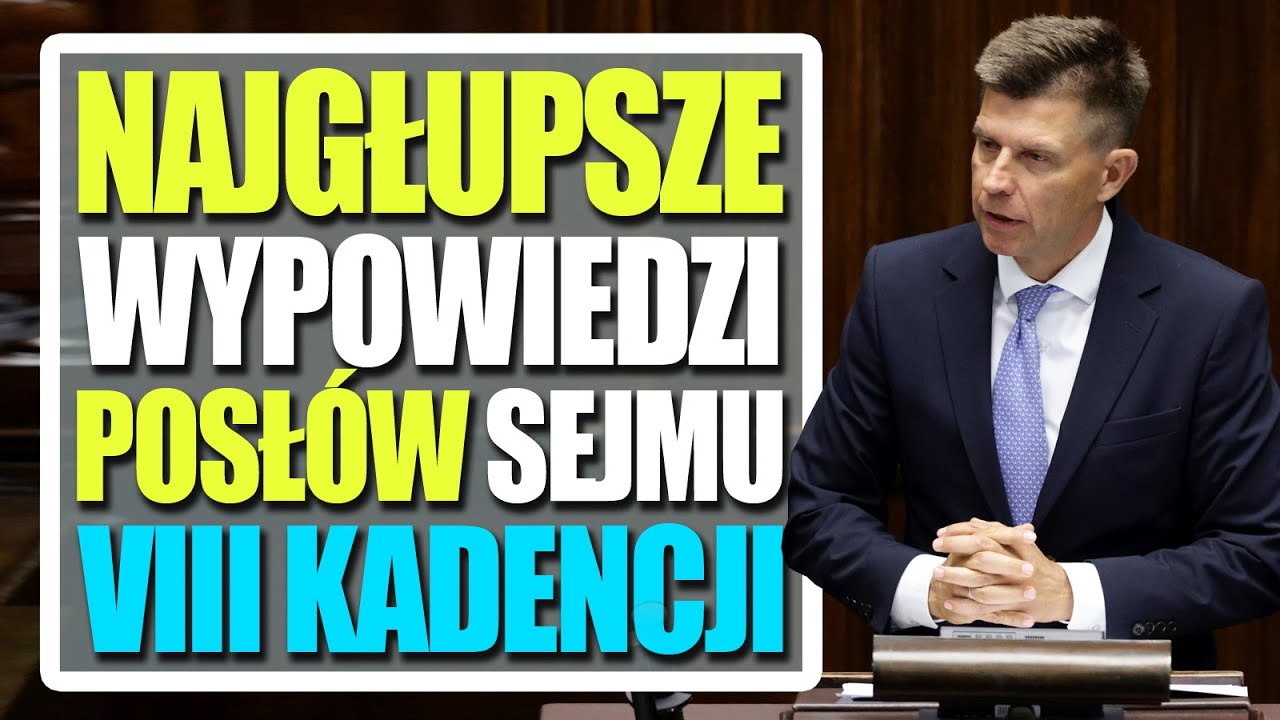 Najgłupsze wypowiedzi posł&oacute;w VIII kadencji Sejmu (2015-2019).