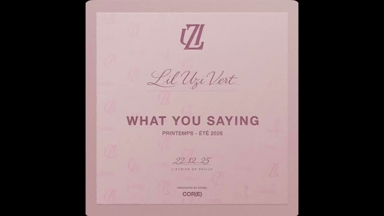 Lil Uzi Vert - What You Saying (Open Verse)