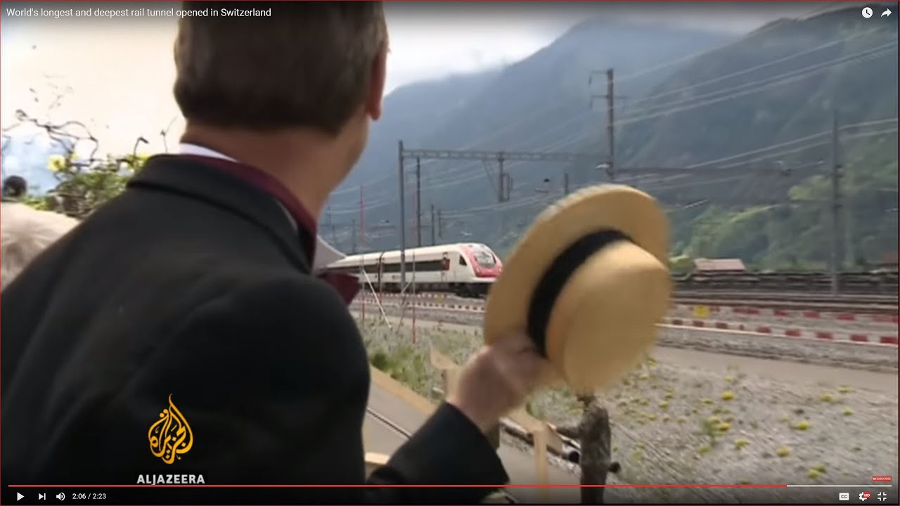 World's longest and deepest rail tunnel opened in Switzerland