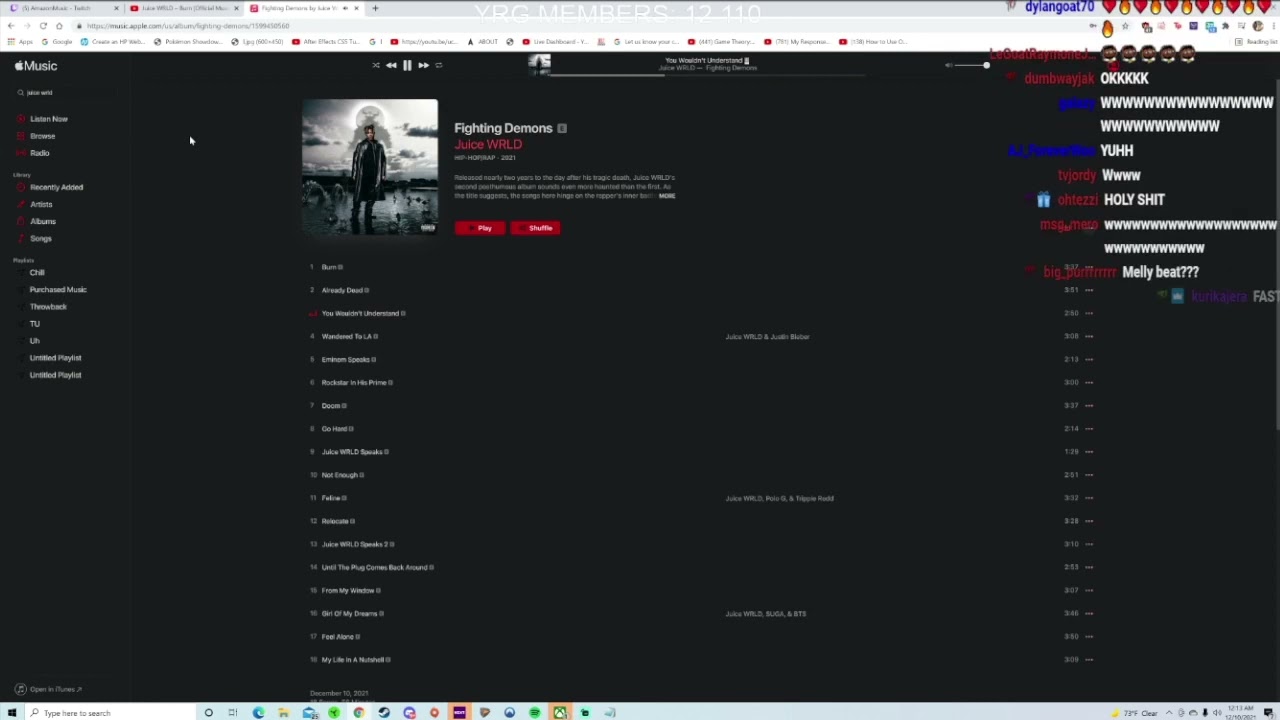 YourRAGE Reacts To Juice Wrld - Fighting Demons Full Album