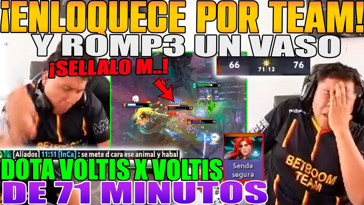 ENLOQUECE POR TEAM Y R0MP3 UN VASO!! MACARIUS VOLANDO EN DOTA DE VOLTIS TRAS VOLTIS DE 71 MIN DOTA 2
