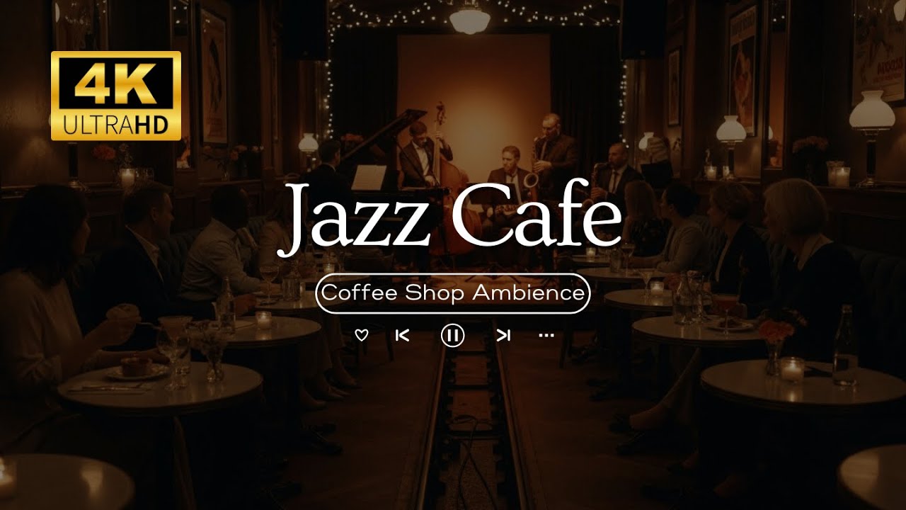 Smooth Winter Jazz Music to Study, Work ⛄ Cozy Coffee Shop Ambience with Relaxing Piano Jazz Music