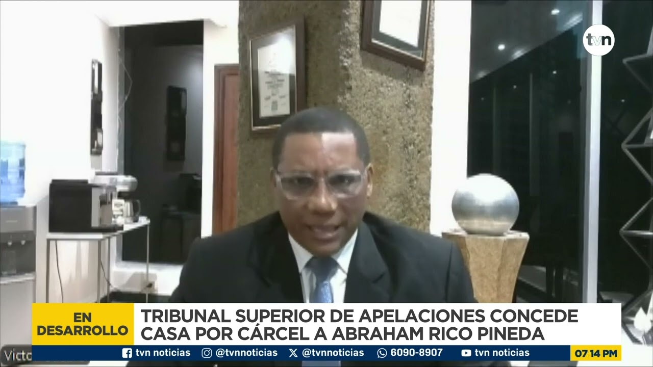 Cambian medida cautelar a Abraham Rico Pineda