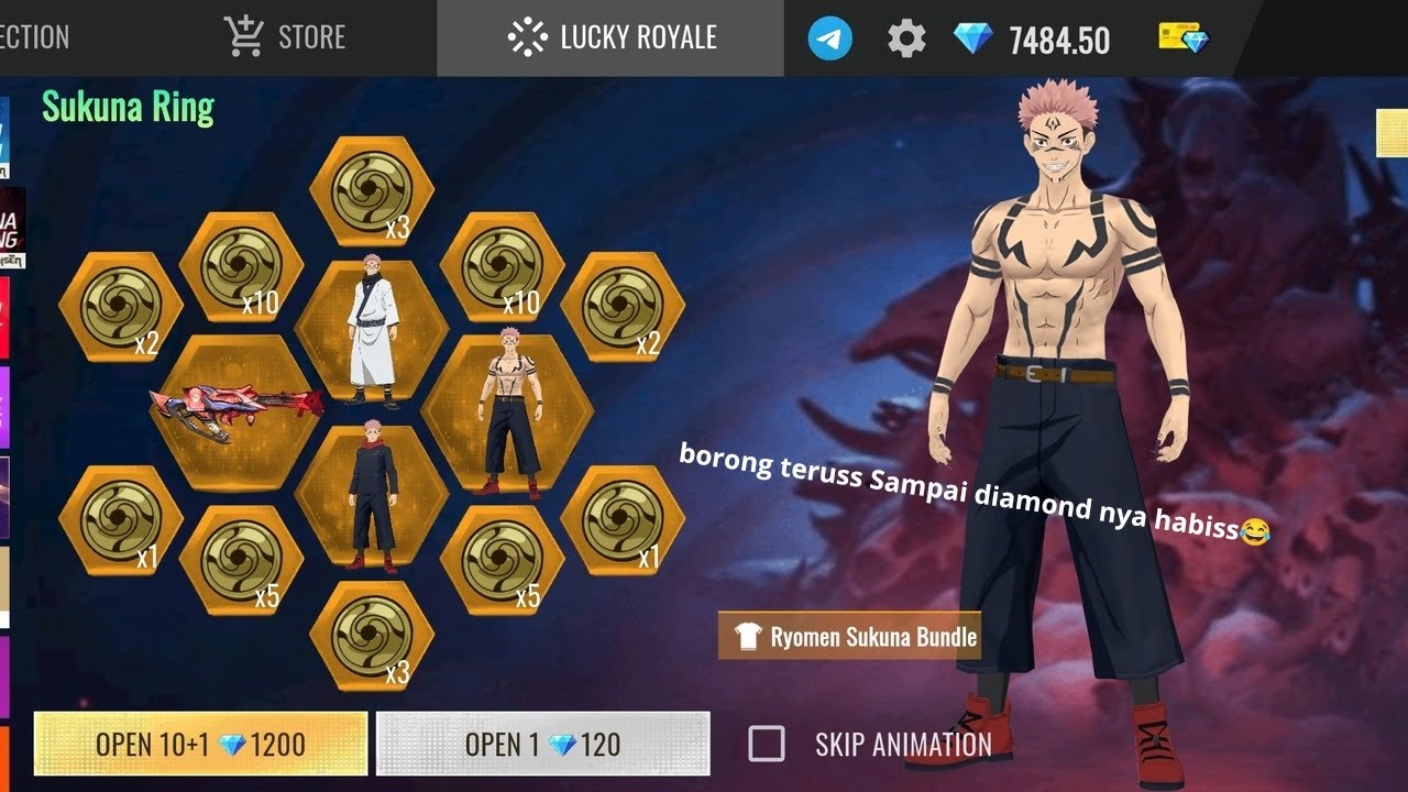 Borong borong menghabiskan 22500💎diamond😂