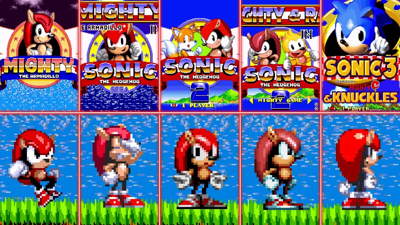 Evolution of Mighty Mods - Sonic Games Collection