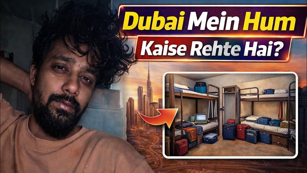 Dubai Mein Hum Kaise Rehte Hai? | Real Life of Workers in Dubai 🇦🇪