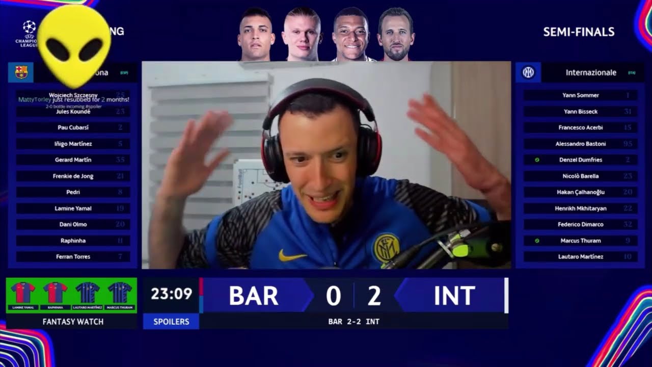 Barcelona vs Inter UCL 24/25 1st leg Stream Highlights