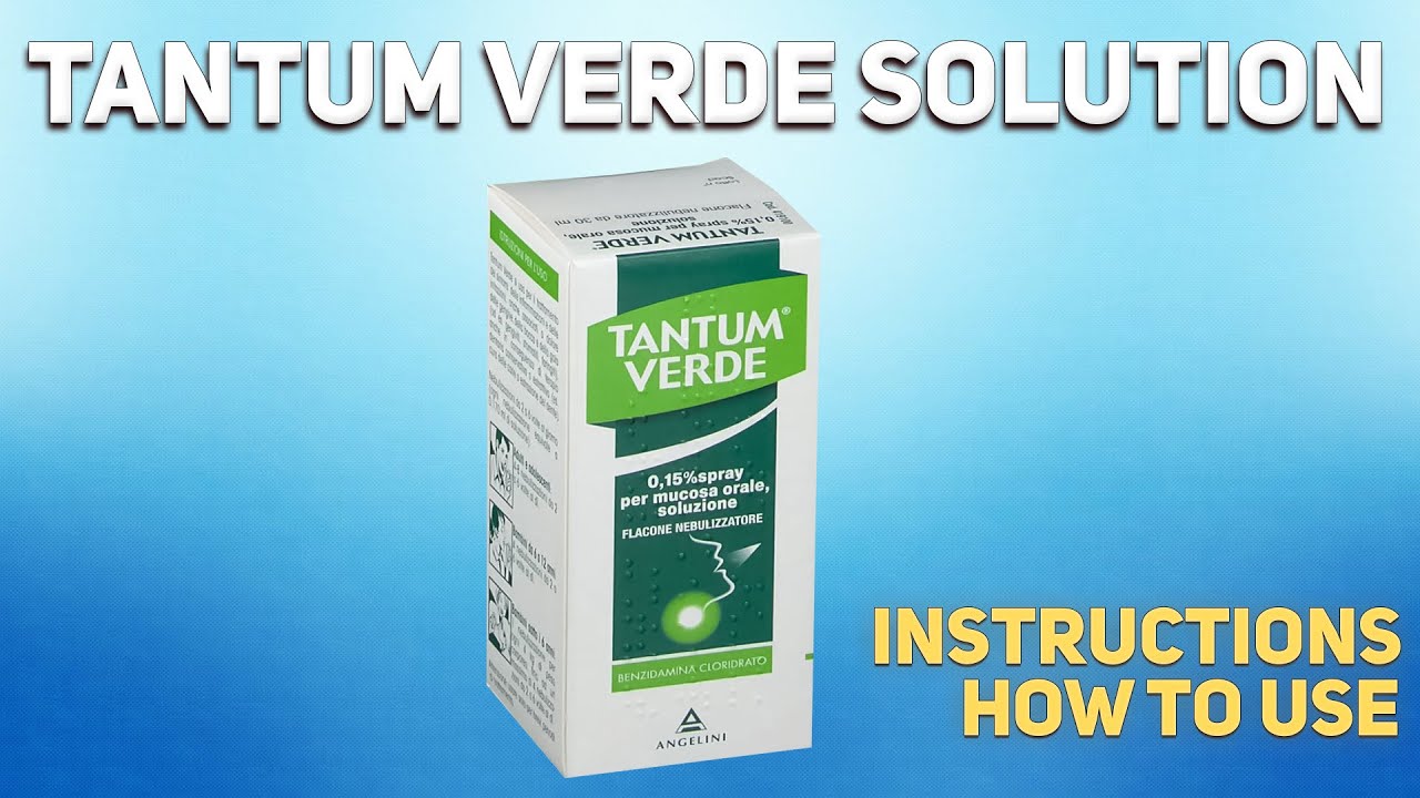 Tantum Verde solution how to use: How and when to take it, Who can't take