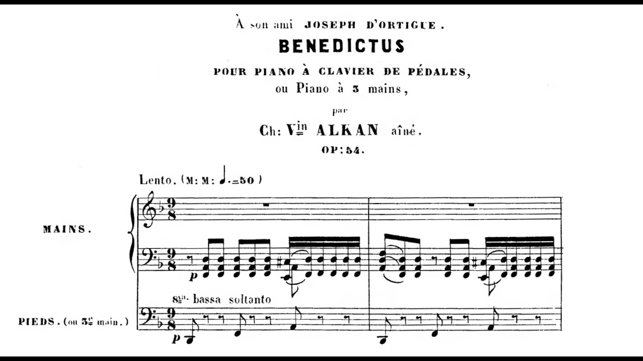Charles-Valentin Alkan - Selections for Pedal-Piano (performed by Roberto Prosseda)