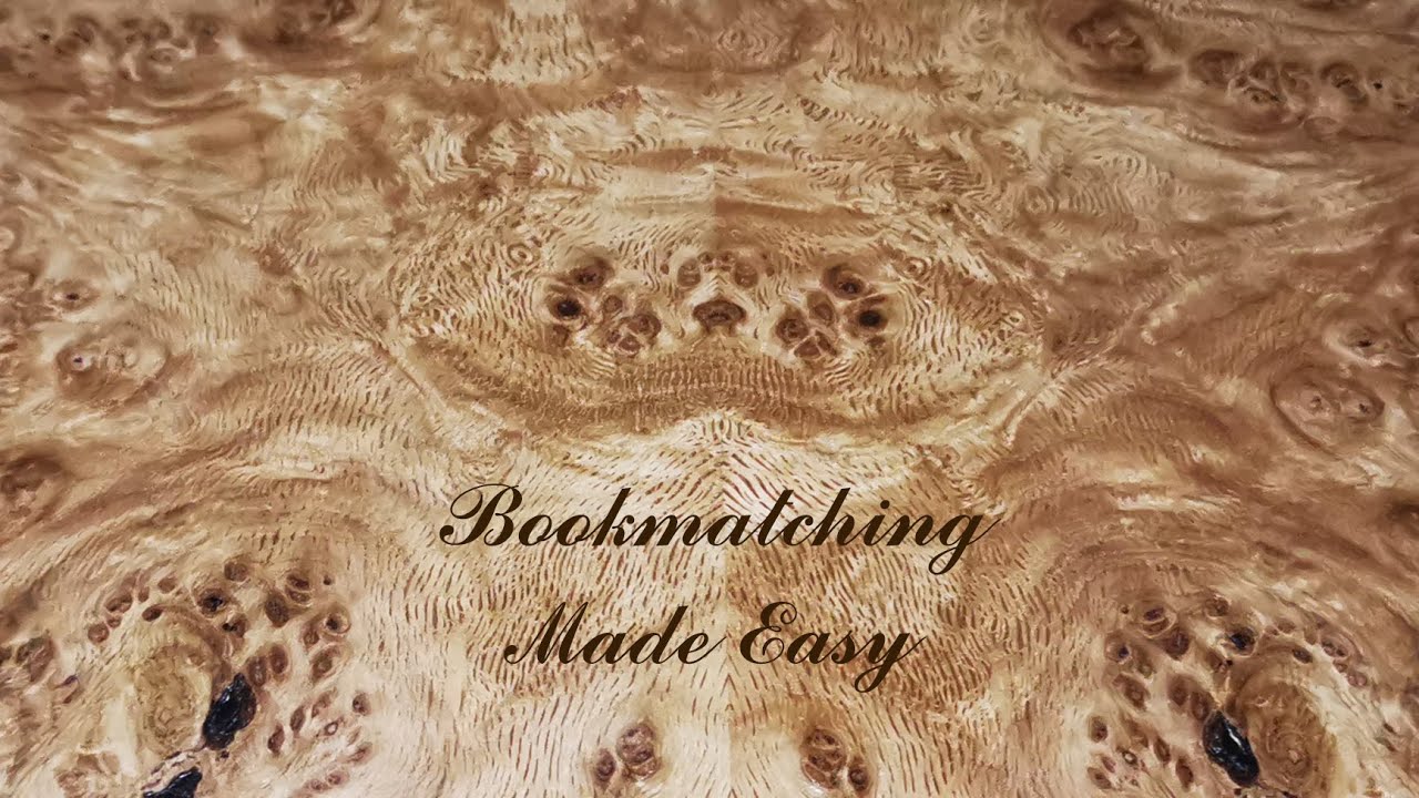 Perfect Veneer Bookmatching the easy way
