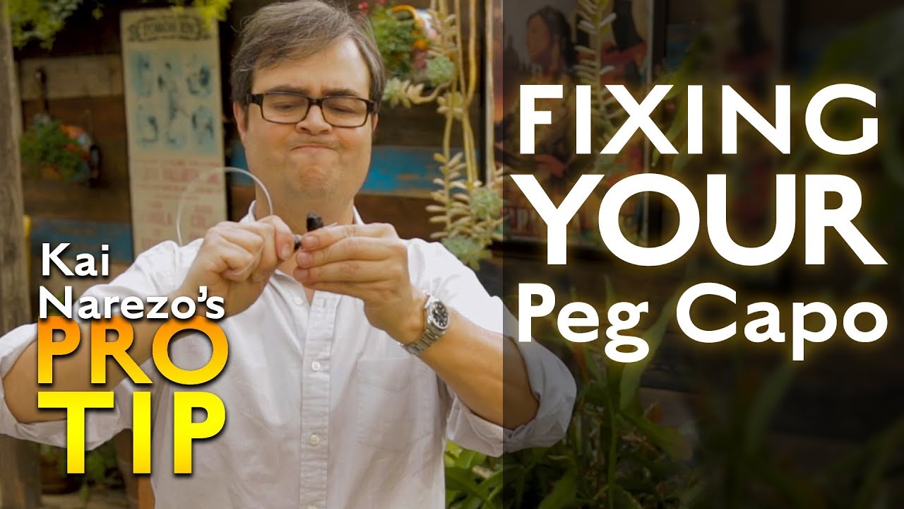 Kai Narezo's Flamenco Guitar Pro Tip - How to fix your cejilla (peg capo)