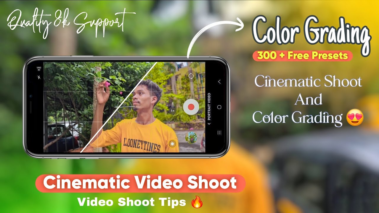 Mobile Cinematic Video Shoot & Color Grading Tutorial 🔥 | 300+ Free Presets + Pro Tips 😍 