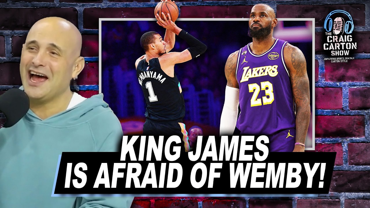 SCARED OF WEMBY!? LeBron Sits Out Against the Spurs AGAIN! | The Craig Carton Show