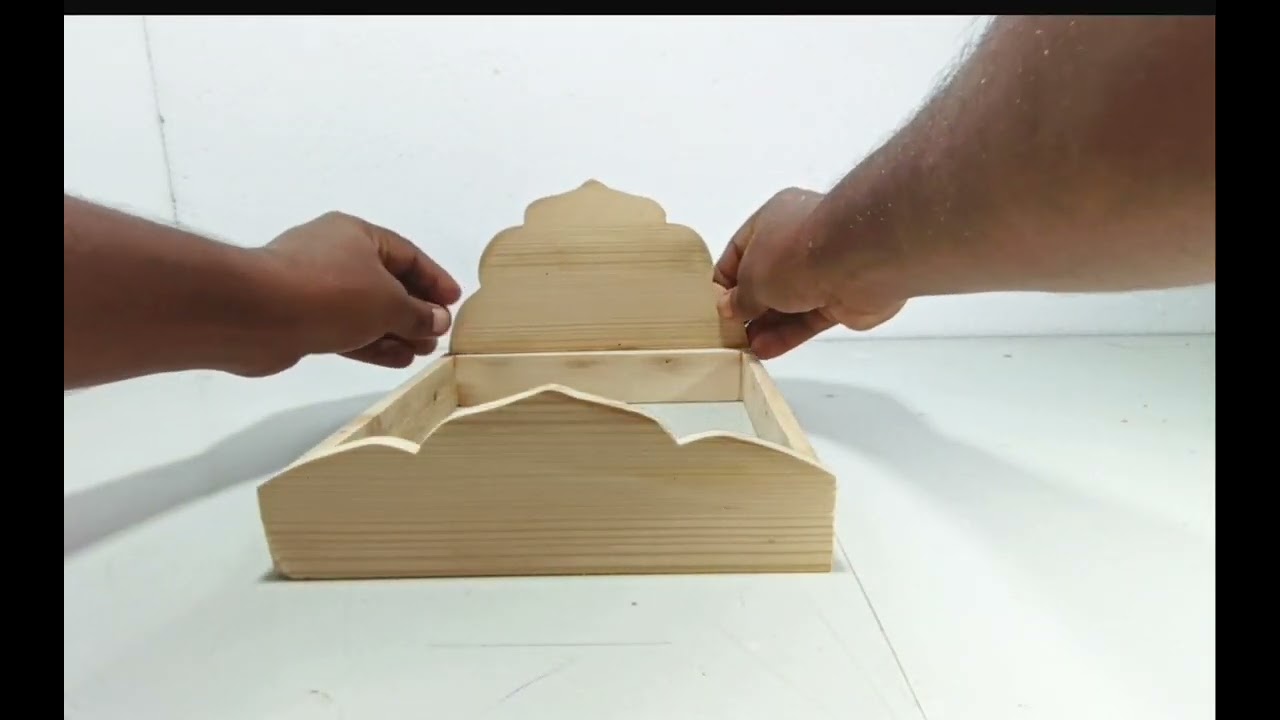 Miniature DIY Modern & Creative Wooden Craft Bed