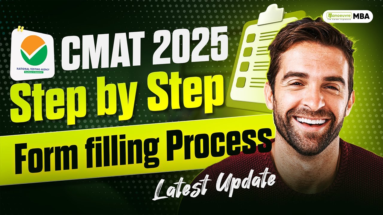 CMAT 2025 Registration Started!! Step-By Step Form Filling Process #cmat2025