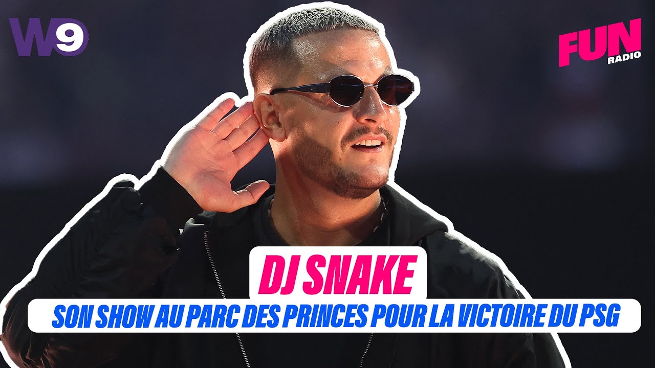 DJ Snake au Parc des Princes pour la victoire du PSG | L'intégrale de sa prestation