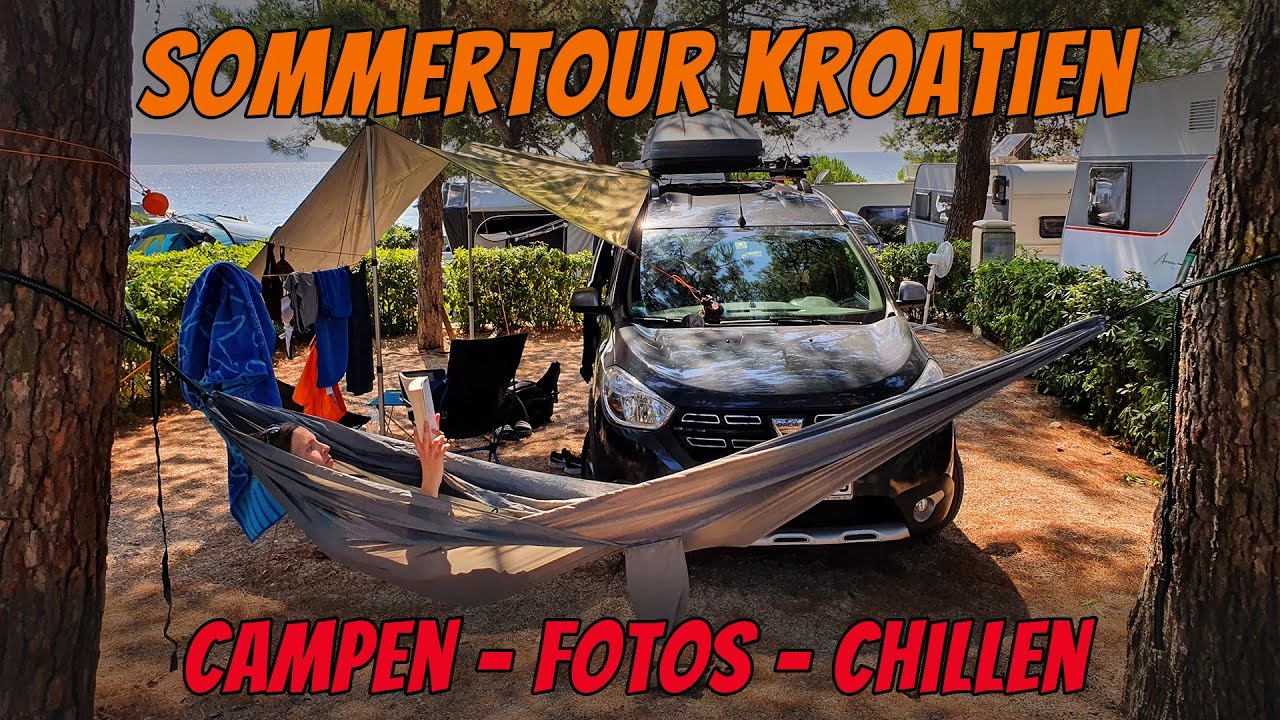 2 Wochen Sommertour nach Kroatien 😍 im Dacia Dokker Minicamper Camper Van ☀️🚐